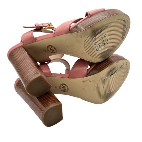 Michael Michael Kors Women's Pretty Pink Ankle‎ Strap Sandals Size 8M - Picture 10 of 13